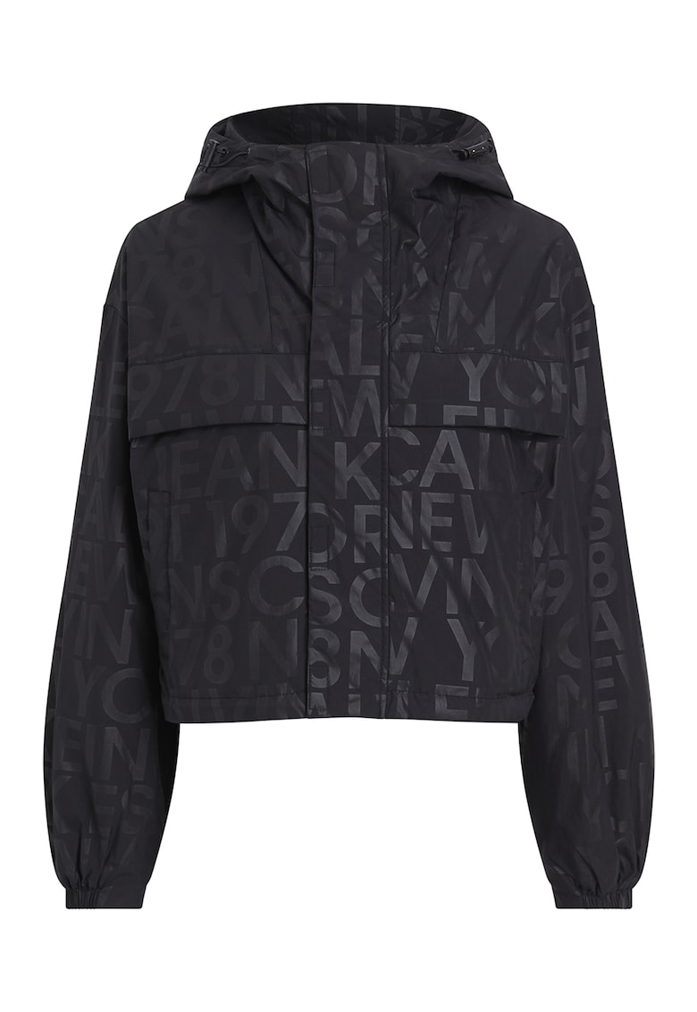 Зимно яке с качулка и лого CALVIN KLEIN JEANS
