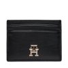 Tommy Hilfiger Калъф за кредитни карти Th Central Cc And Coin Черен за Жени цена