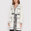 KARL LAGERFELD Кардиган 221W2003 Бежов Relaxed Fit за Жени цена