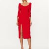 Rinascimento Коктейлна рокля CFC0114860003 Червен Slim Fit цвят на ниска цена