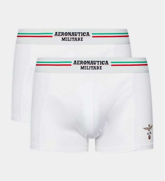 Aeronautica Militare Комплект 2 чифта боксерки AM1UBX001 Бял за Мъже цена
