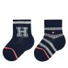 Комплект 2 чифта дълги чорапи детски Tommy Hilfiger за Момчета цена