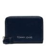 Tommy Jeans Малък дамски портфейл Tjw Ess Must Small Za Patent AW0AW16142 Тъмносин за Жени цена