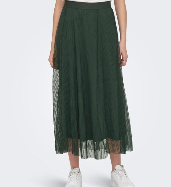 ONLY Миди пола 15214303 Зелен Regular Fit за Жени цена