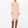 DeeZee Плетена рокля Isabella 14883 Розов Slim Fit за Жени цена