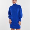 YAS Плетена рокля 26030696 Син Regular Fit за Жени цена