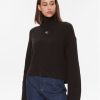 Calvin Klein Jeans Поло Label Chunky J20J222250 Черен Relaxed Fit за Жени цена