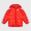 adidas Пухено яке adicolor HK7452 Червен Regular Fit за Бебета цена