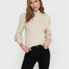 ONLY Пуловер Katia 15232494 Бежов Regular Fit цвят на ниска цена
