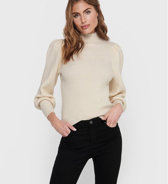 ONLY Пуловер Katia 15232494 Бежов Regular Fit цвят на ниска цена