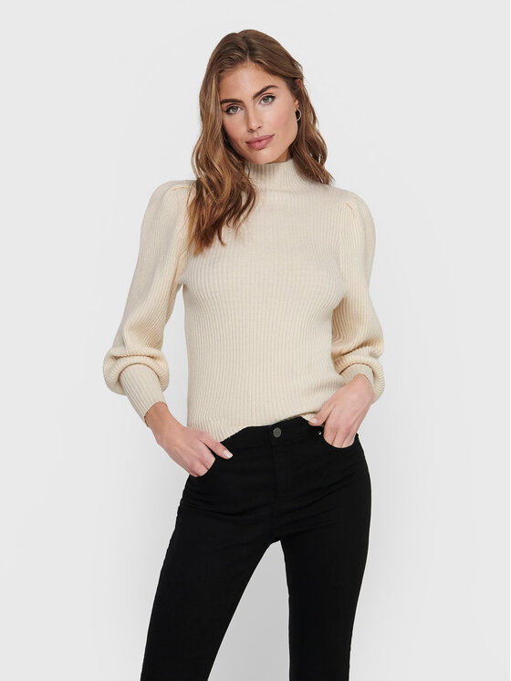 ONLY Пуловер Katia 15232494 Бежов Regular Fit цвят на ниска цена
