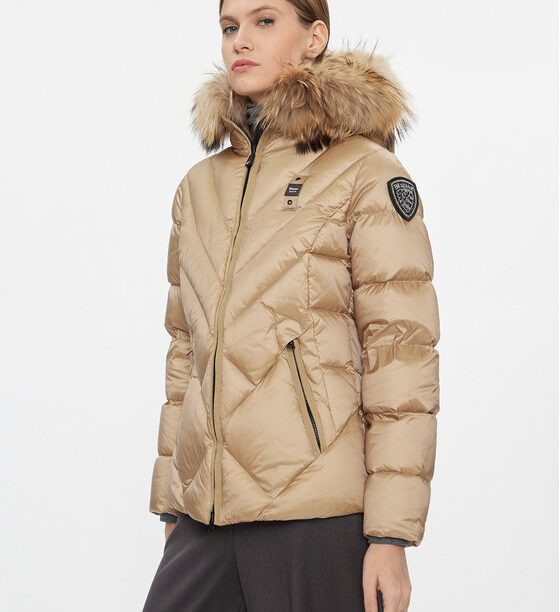 Blauer Пухено яке 23WBLDC03141 Кафяв Regular Fit за Жени цена