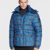 J.Lindeberg Пухено яке Sphere Print AMOW06668 Тъмносин Regular Fit за Мъже цена