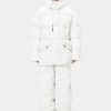 Rains Пухено яке 15050 Бял Regular Fit за Жени цена