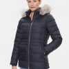 Tommy Hilfiger Пухено яке WW0WW39746 Тъмносин Regular Fit за Жени цена
