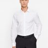 Hugo Риза Kenno 50500965 Бял Slim Fit за Мъже цена