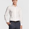 Michael Kors Риза MD0MD90425 Бял Slim Fit за Мъже цена