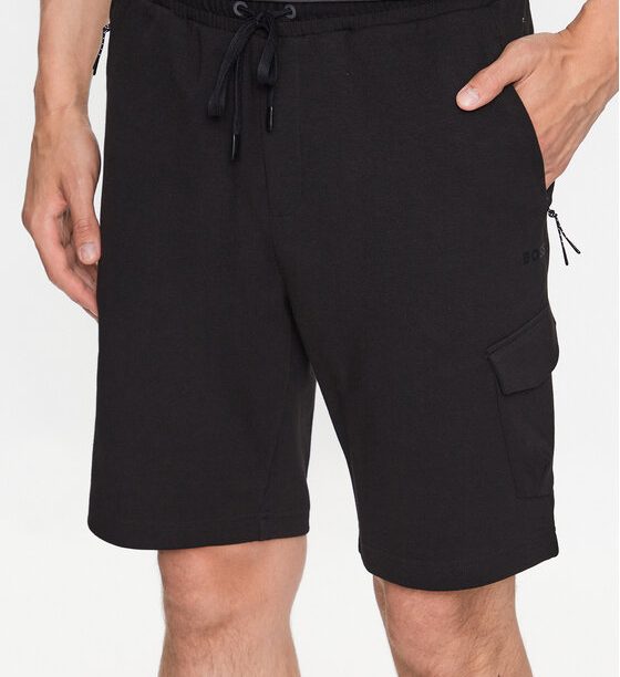 Boss Спортни шорти 50493479 Черен Regular Fit за Мъже цена