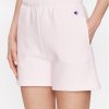 Champion Спортни шорти Minimal Reverse Weave 116247 Розов Regular Fit за Жени цена