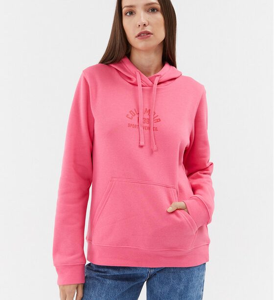 Columbia Суитшърт Trek™ Graphic Hoodie Червен Regular Fit за Жени цена