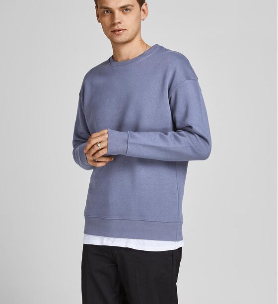 Jack&Jones Суитшърт Star 12208182 Син Relaxed Fit за Мъже цена