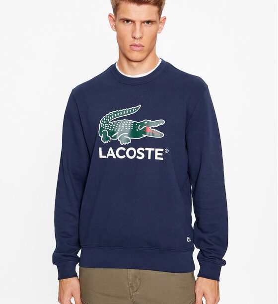 Lacoste Суитшърт SH1281 Тъмносин Regular Fit за Мъже цена