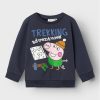 NAME IT Суитшърт PEPPA PIG Never 13231080 Тъмносин Regular Fit за Момчета цена