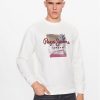 Pepe Jeans Суитшърт Melbourne Sweat PM582483 Бял Regular Fit за Мъже цена