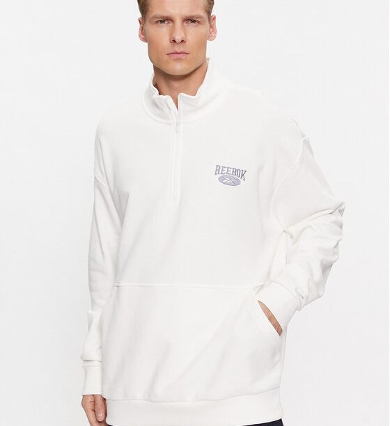Reebok Суитшърт Archive Essentials IK6128 Бял Regular Fit за Мъже цена