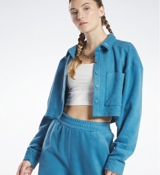 Reebok Суитшърт Reebok Classics Reverse Fleece Layer HS0389 Син за Жени цена