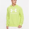 Under Armour Суитшърт Ua Rival Fleece Logo Hd 1379758 Жълт Loose Fit за Мъже цена