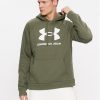 Under Armour Суитшърт Ua Rival Fleece Logo Hd 1379758 Каки Loose Fit за Мъже цена