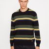 Vans Суитшърт Tacuba Stripe Crew Sweater VN000F50CM31 Черен Regular Fit за Мъже цена