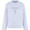 Суитшърт по тялото с бродирано лого GUESS JEANS