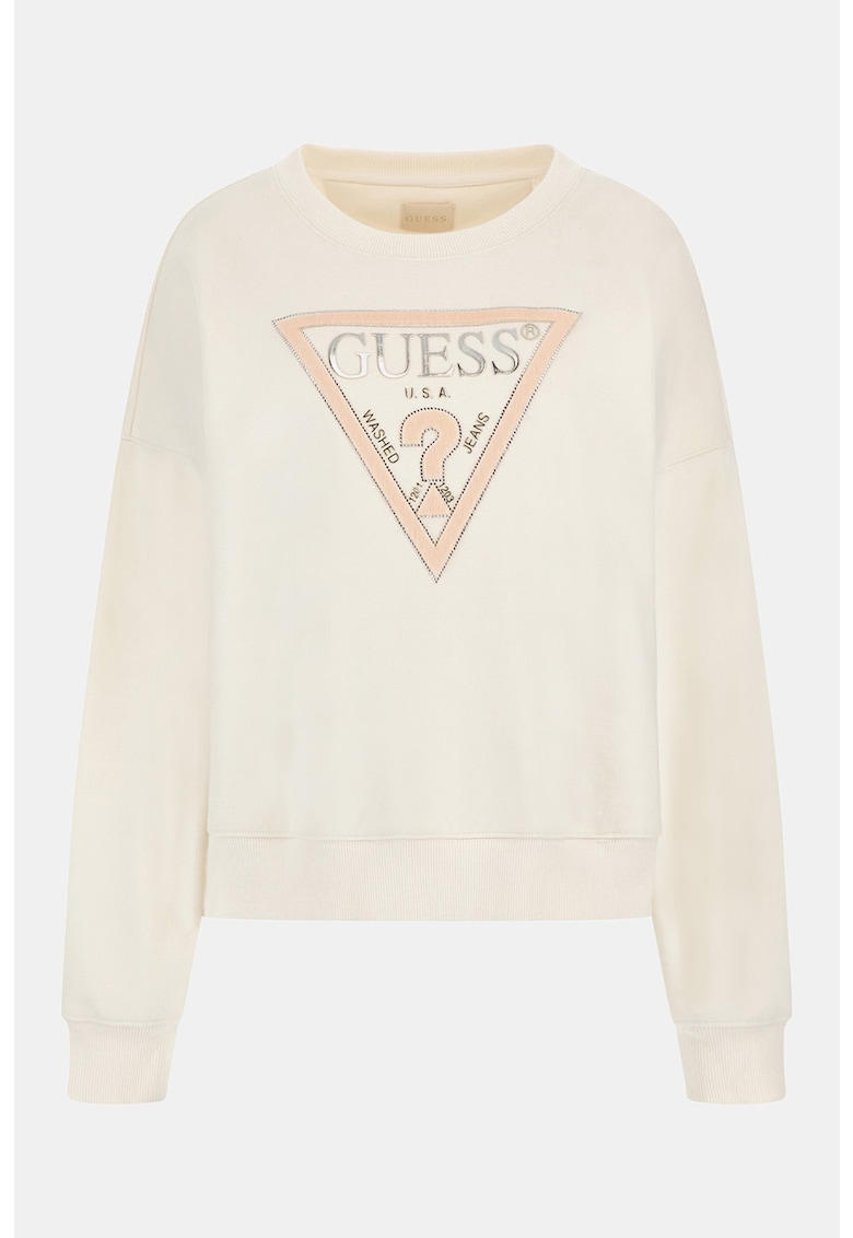 Суитшърт с лого GUESS JEANS