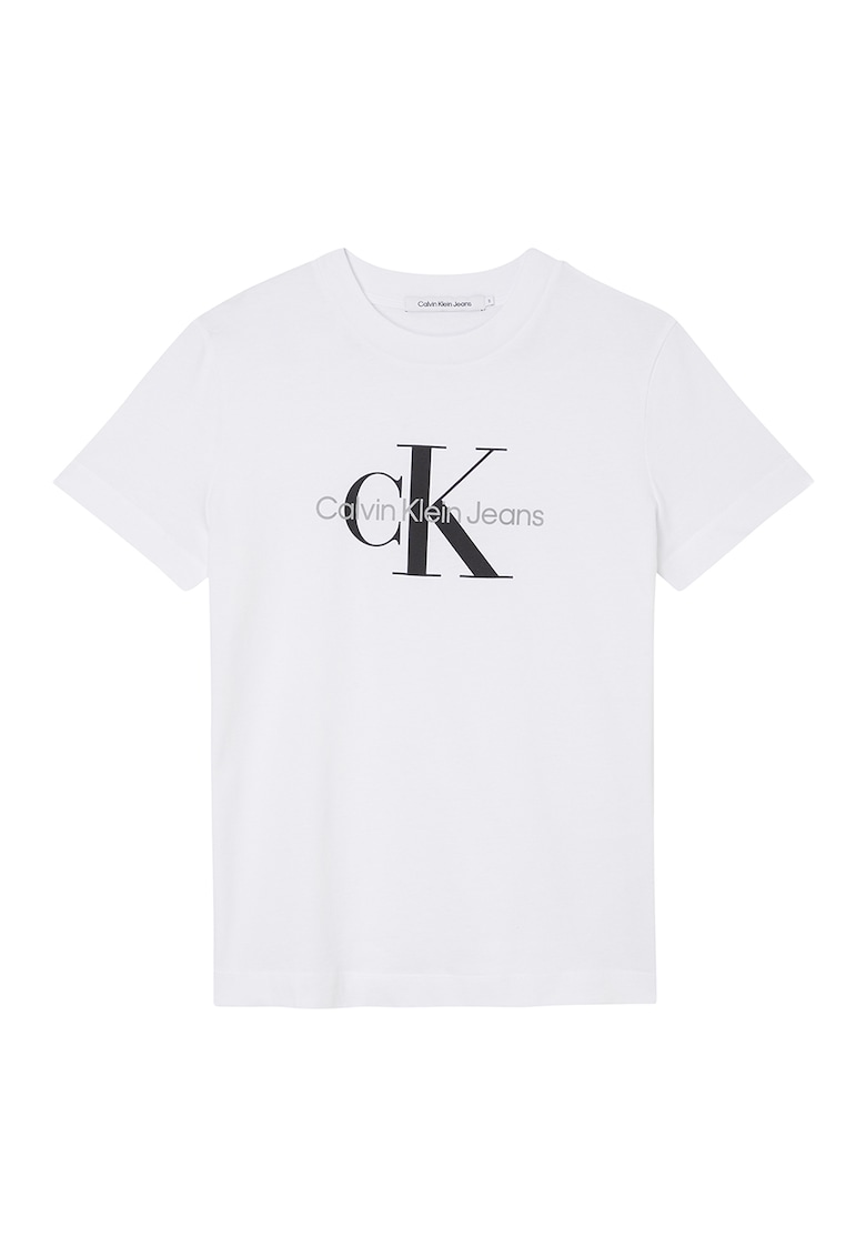 Тениска с контрастно лого CALVIN KLEIN JEANS
