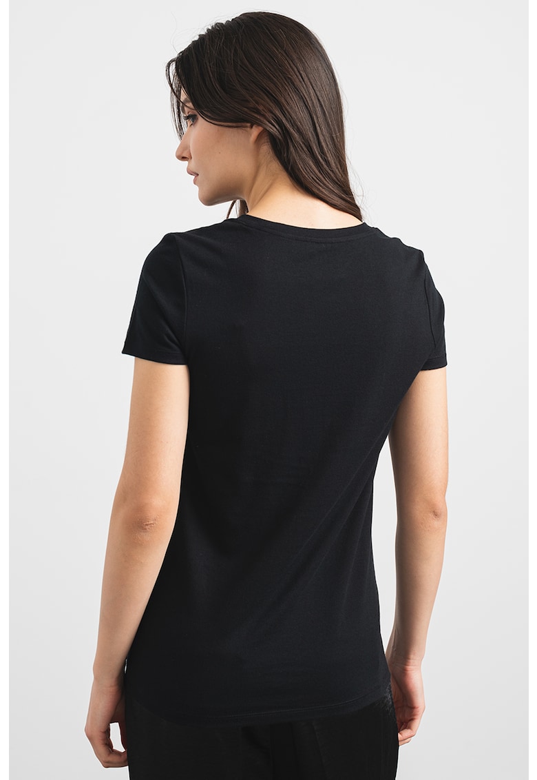 Тениска с модал с декоративни камъни GAP