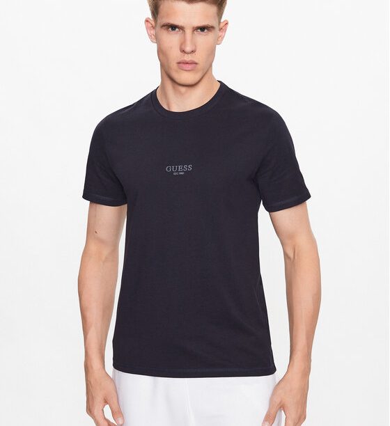Guess Тишърт M2YI72 I3Z14 Тъмносин Slim Fit за Мъже цена