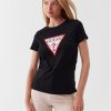 Guess Тишърт W1YI1B I3Z14 Черен Slim Fit за Жени цена