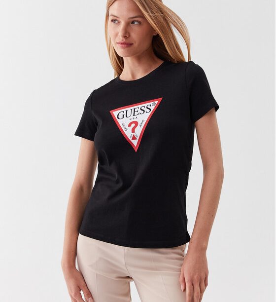 Guess Тишърт W1YI1B I3Z14 Черен Slim Fit за Жени цена