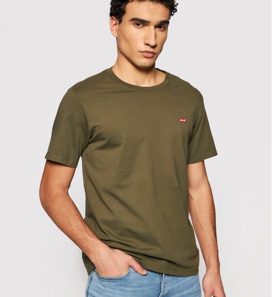 Levi's® Тишърт Original Housemark 56605-0021 Зелен Standard Fit за Мъже цена