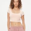 Reebok Тишърт Essentials IL4644 Розов Regular Fit за Жени цена