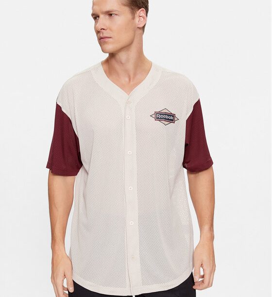 Reebok Тишърт Sporting Goods II0678 Бежов Regular Fit за Мъже цена
