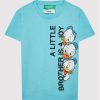 United Colors Of Benetton Тишърт 3096G103I Син Regular Fit цвят на ниска цена