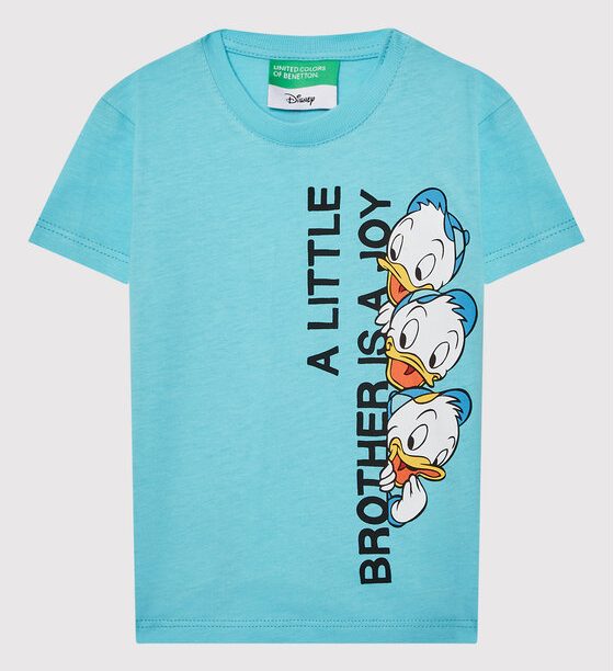 United Colors Of Benetton Тишърт 3096G103I Син Regular Fit за Момчета цена