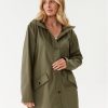 ONLY Яке за дъжд 15261734 Зелен Regular Fit за Жени цена