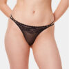 Triumph Бикини тип прашка Hypnotic Spotlight String 10215981 Черен за Жени цена