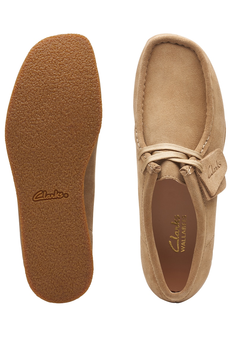 Велурени мокасини Wallabee Clarks