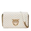Pinko Дамска чанта Love Click Classic PE 23 PLTT 100063 A0GK Екрю за Жени цена