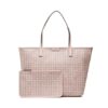 Tory Burch Дамска чанта Basketweave Tote 145634 Розов за Жени цена